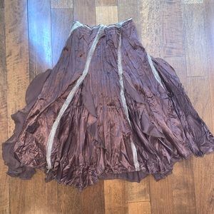 Mystique Silk Texture Skirt